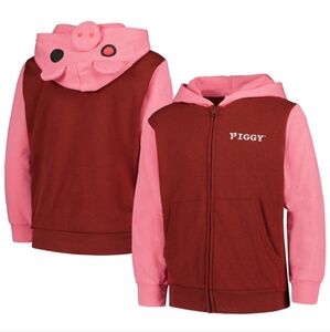 ❤️5/$25 New Piggy Pink and Brown Hoodie